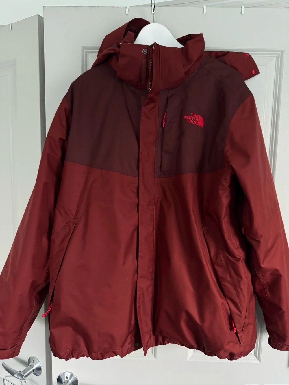 The North Face Maroon Hooded Jacket